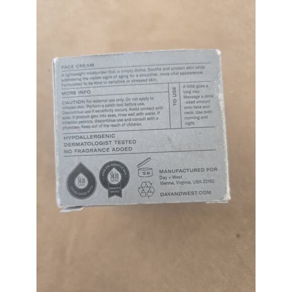 Day+West Gentle Armor Face Neck Cream Moisturizer Soothing 50 ml/1.7 Fl Oz New - Picture 3 of 6